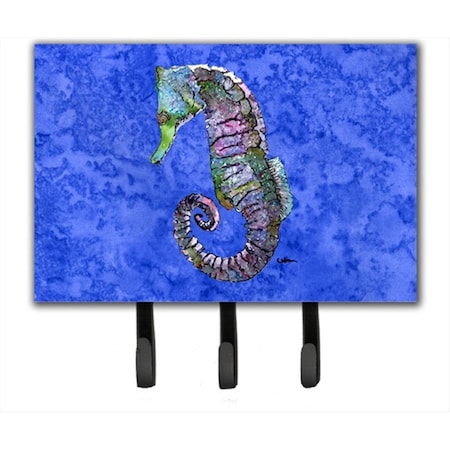 Carolines Treasures 6 x 9 In. Seahorse Leash or Key Holder 8639TH68